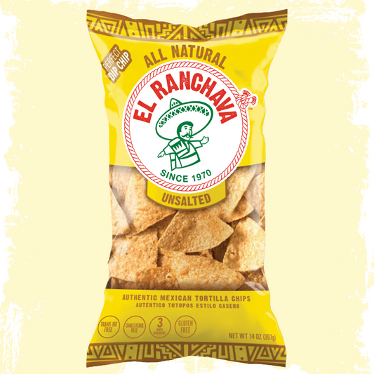El Ranchava® UNSALTED Tortilla Chips