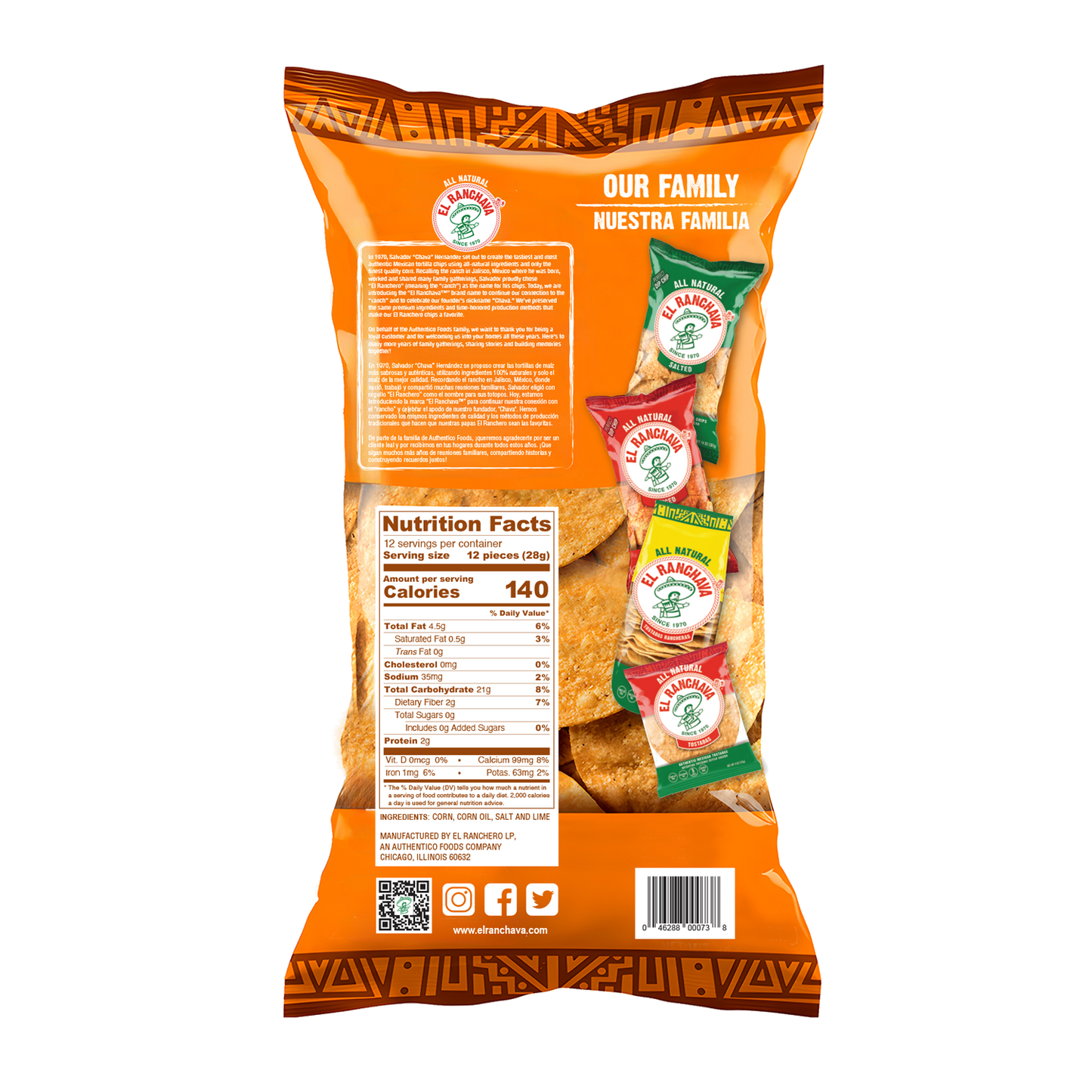 El Ranchava® RESTAURANT STYLE Tortilla Chips