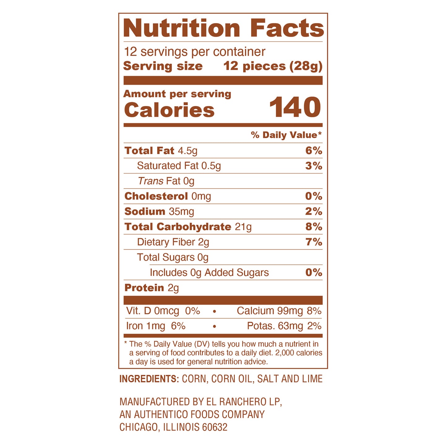 El Ranchava® RESTAURANT STYLE Tortilla Chips