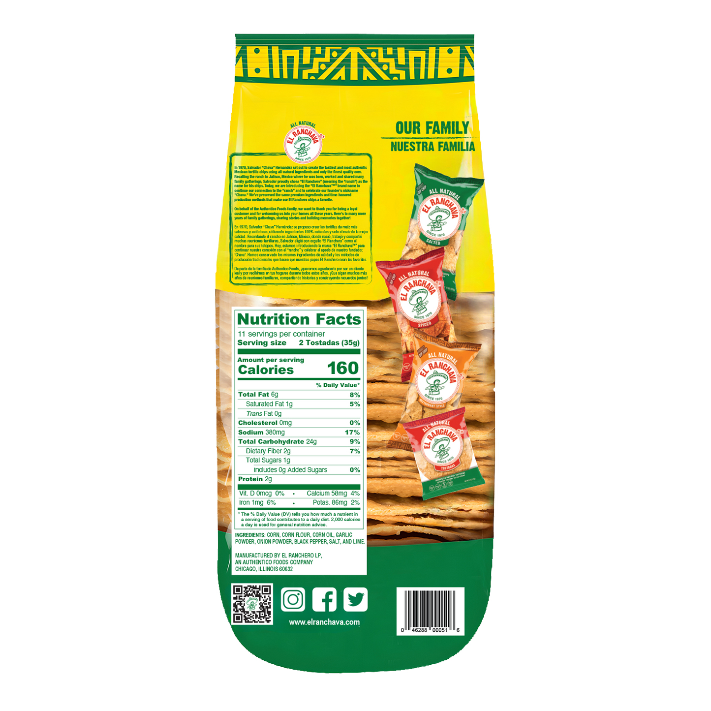 El Ranchava® Tostadas RANCHERAS
