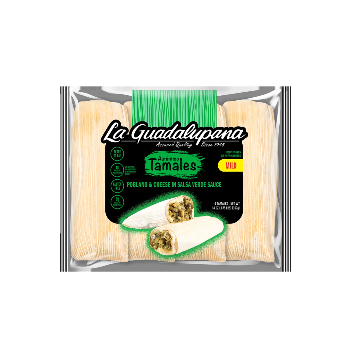 POBLANO & CHEESE IN SALSA VERDE (Mild)